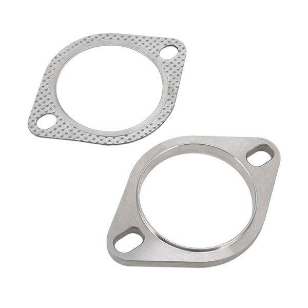 2 Bolt 3 Tommers Eksosflens Tilkoblingssett Metall Legering Universal for Eksosrør Catback Headers