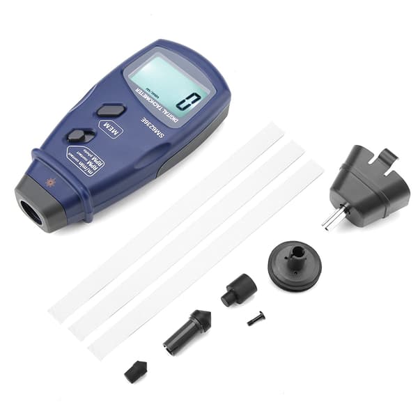 Digital Laser Kontakttachometer 5-siffrig 18 mm LCD-skärm