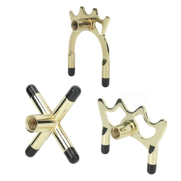 3 stk. Pool Bridge Head Genanvendelig aluminiumslegering Billard Cue Bridge Head til Billard Pool Cue Stick
