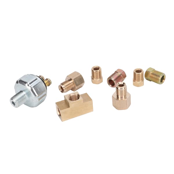 Hydraulisk bremselys-brytersett i linje, universal ABS-metall for bilmodifisering