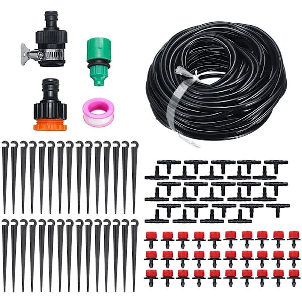 25 meter 30 justerbar drypper sprinkler automatisk vanding enhed