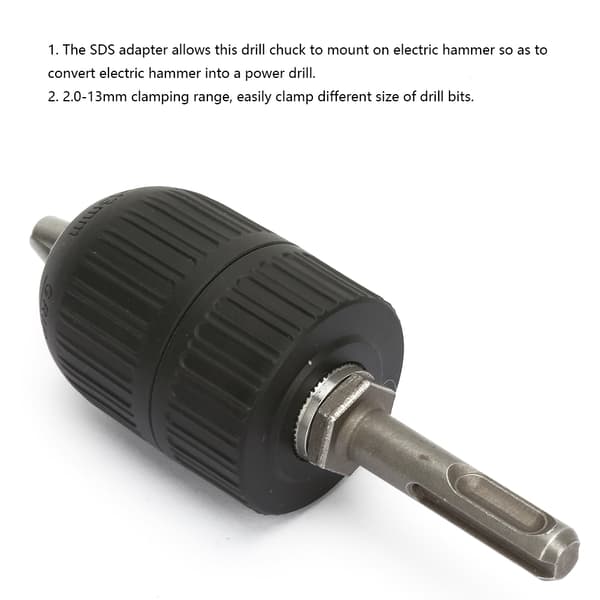 Nyckellös Borrchuck 2.0-13 mm med SDS-adapter Rund Skaft