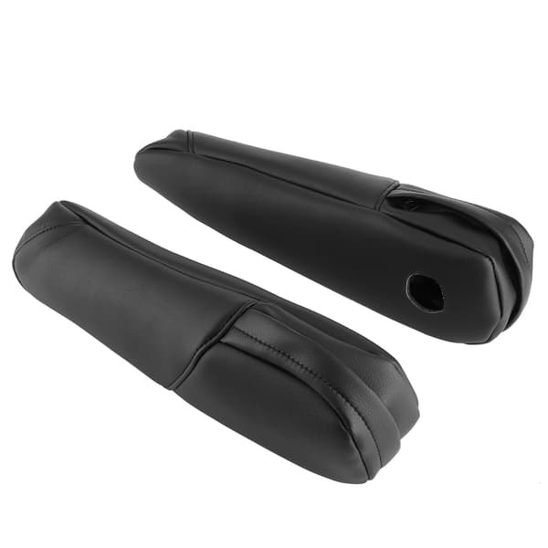 Læder Microfiber Armlænsbetræk Trim Passer til Honda CRV 2007 2009 Sort