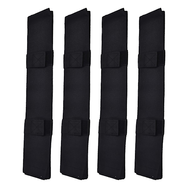 4 stk. Parasollvektpakke Luksus Rund Hageparasoll Sandsekker Sand Vertikal Base Heavy Duty Sandsekker