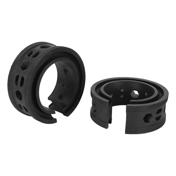 2. fjederbuffer Type C Støjreduktion Anti-vibration Universal Fjederstødpude til biler