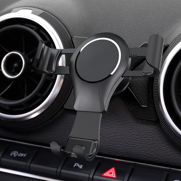 Biltelefonhållare Fästfäste Aluminiumlegering 4.0-6.0 tum Passar för Audi A3 S3 2014-2019