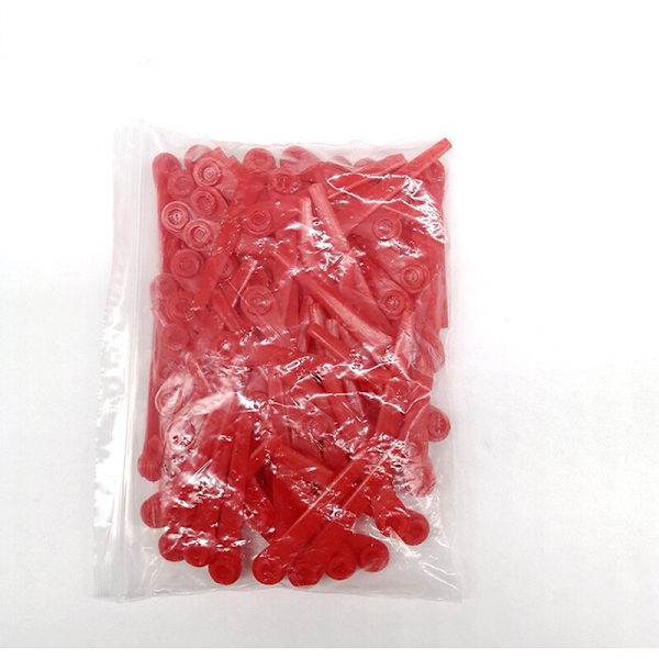 100 stk/pose sekskantet plastikblad sekskantet hoved plastikblad haveplastikblad,