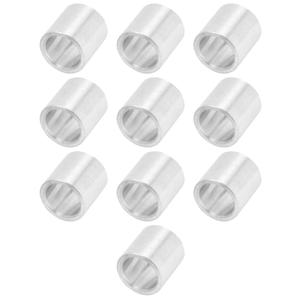 Afstandsringssæt i aluminiumslegering, 10 stk., 8 mm udvendig diameter