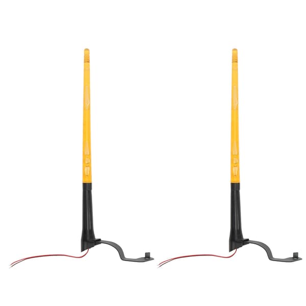 2-pak piskelys 340 mm gul LED antenne flagstangslys til ATV UTV