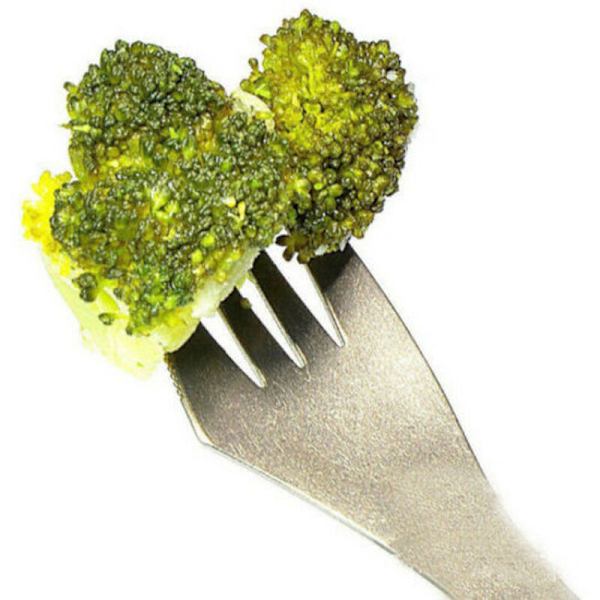 Pc 3 i 1 titan gaffel sked Spork bestick redskap Combo utomhus matlagning pickn