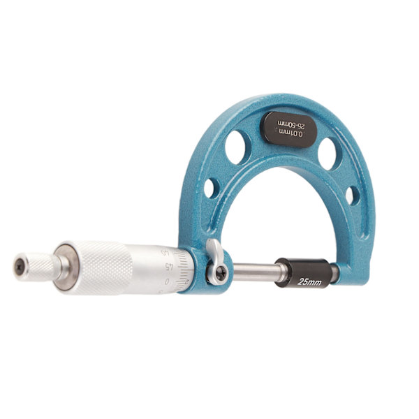 Rustfrit stål højpræcisionsmikrometer 0,01 mm 25-50 mm