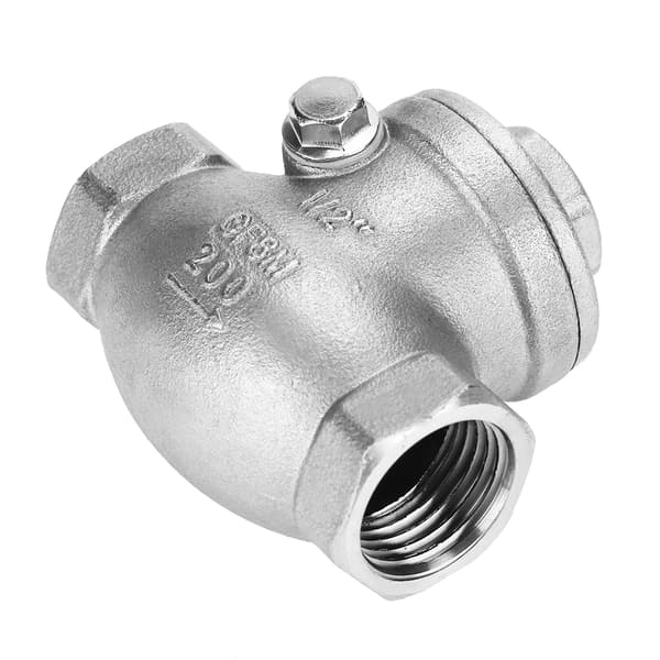 Svingtilbageløbsventil i rustfrit stål 1/2 tomme NPT DN15 WOG 200 PSI