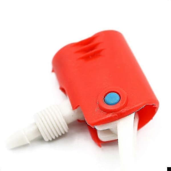 2st Cykelbollar Uppblåsningsventiladapter Handluftpumpmunstycke Hem Utomhustillbehör (röd)