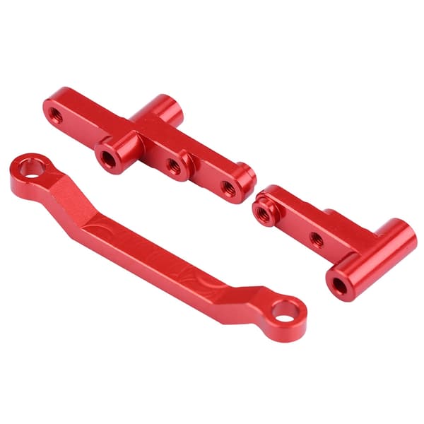 Styreservospar komplett for HIMOTO E10MTL E10MT E10BP 1/10 skala RC-bil (rød)