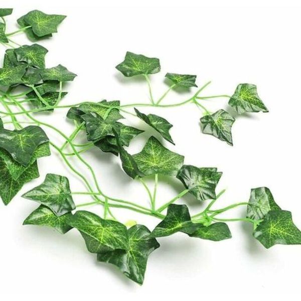 Ivy Leaves Garlandin tekokasvit - 12 vihreän tekolehden set Garland Ivy Outdoor Artificial Ivy Garland joulukuu