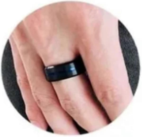【HT】Magnetisk vægttabsring Kobberterapi til mænd Appetitkontrol Træthedslindring Justerbar En storlek