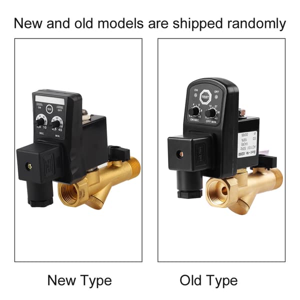 Automatisk elektronisk timer afløbsventil luftkompressor kondensat G1/2 DN15 AC110V