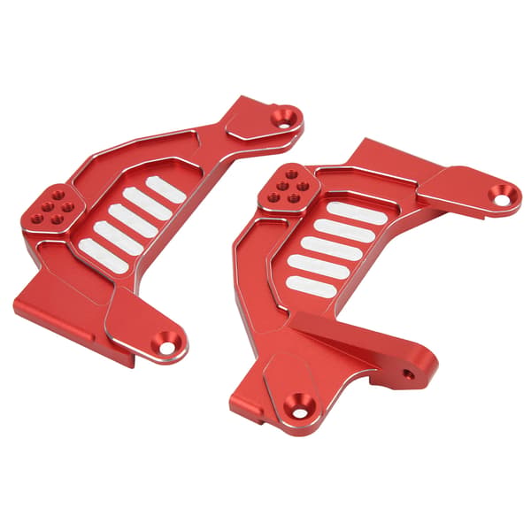 RC Front Stødplade Byte Aluminiumslegering Front Stødtårnplade til Axial SCX6 1/6 RC Bil Rød