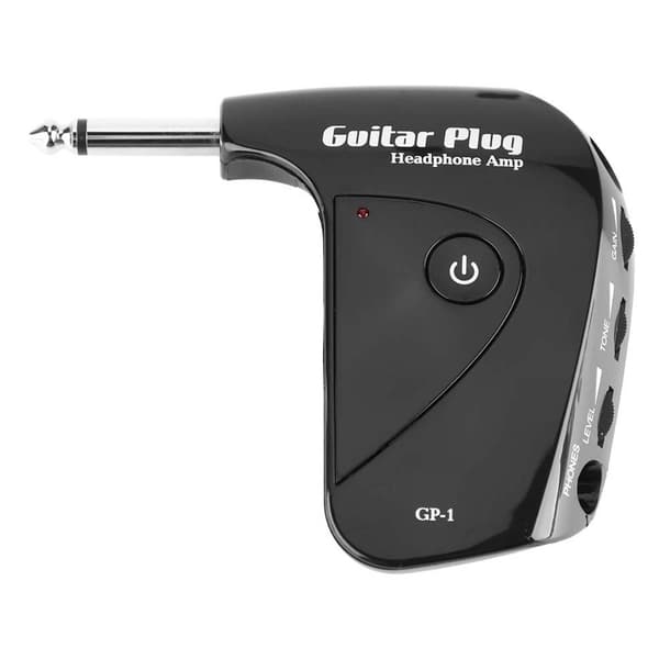 Mini Portabel Gitarrhörlursförstärkare med Klassisk Brittisk Distorsionseffekt
