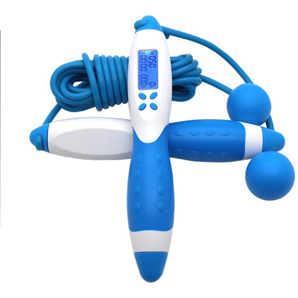 Hopprep, Digital Vikt Kalorier Tidsinställning Hopprep med white blue