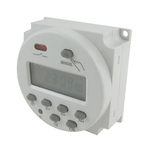 Digital LCD Power Programmerbar Timer Tidsbryter AC 110V