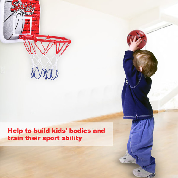 Barns hängande basketstativ, enkel installation utan borrning S (1 st)