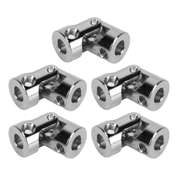 5 stk. 5 mm Universal Motorakselkobling i stål til RC Modelbiler Både