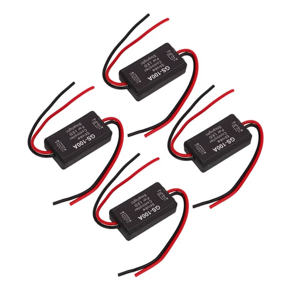 4 st 12V DC LED Stroboskopljus Kontroller för Motorcykel Bil Lastbil