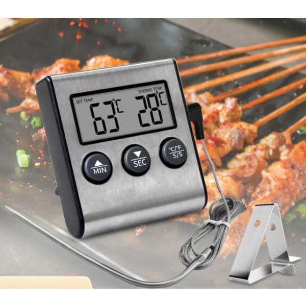 BBQ boks makroner temporization gaffel sukker termometer sonde