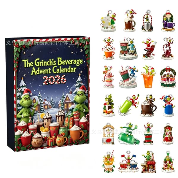 Halloween Spøkelse Adventskalender 2026 Blind Box Samleobjekt Type B Collectible Toy Type B 26*18*3cm