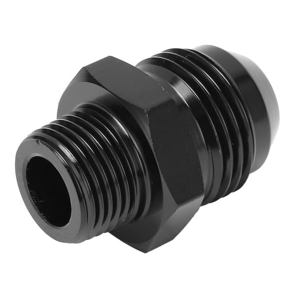 Rak Adapter 10 AN til 3/8 NPT Sort Anodiseret 6061 T6 Aluminium til de fleste væsker