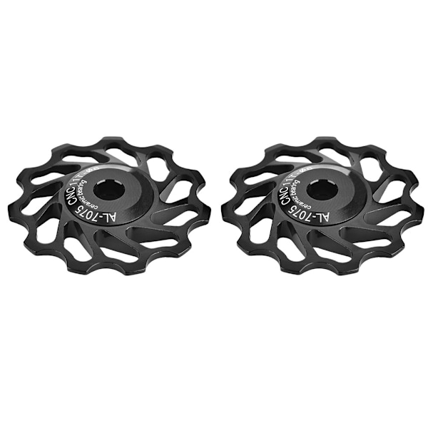 Mountainbike keramisk baghjulsafleder guidehjul leje spændingshjul 2 stk. til salg (sort 11T)