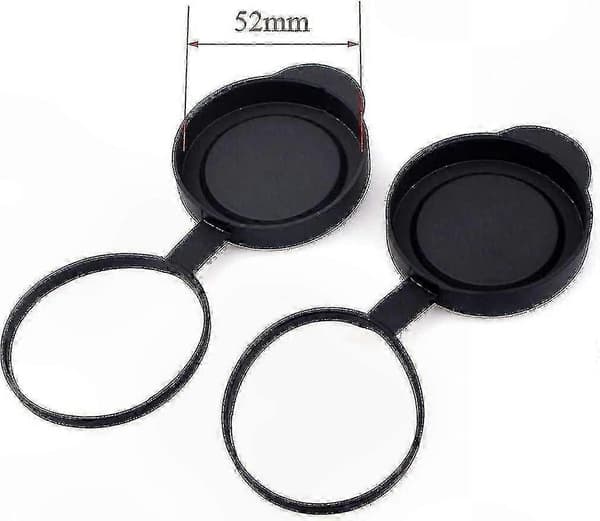 2-pack gummilinsskydd för 42 mm kikare objektivlinsskydd