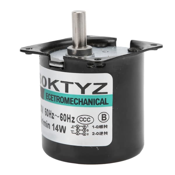 Mini AC Synkronmotor med Permanent Magnet 30rpm AC220V
