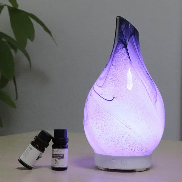 100 ml aromaterapi ultralyd luftfukter eterisk oljediffuser med trekorn