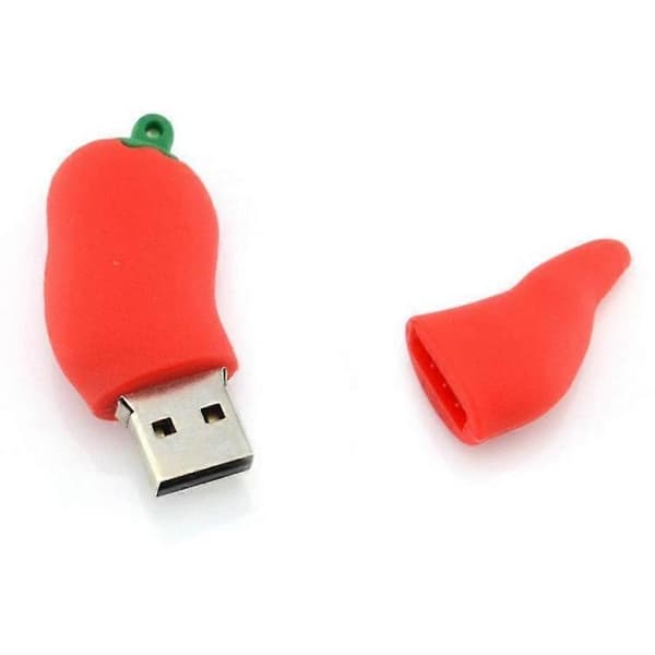 Het pepparformad 16GB USB-minne (röd) Red