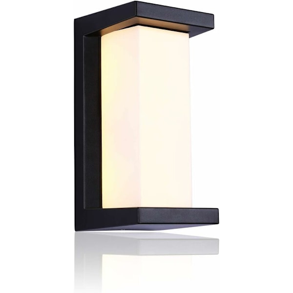 LED Vägglampa Rising Lamp Sconce Vattentät IP65 Veranda Terrass Trädgård Passage Trappa 12W, Varmvit