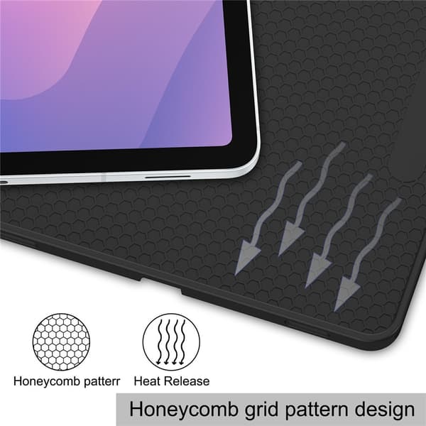 Samsung Galaxy Tab S11 Futteral Tri-Fold Lær Lilla 280