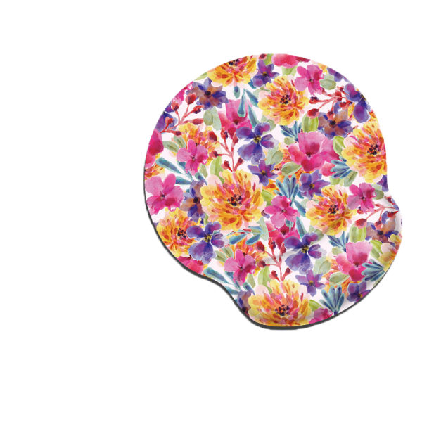 Lent Bounce Memory Foam Wrist Mouse Pad - Youmei Flower