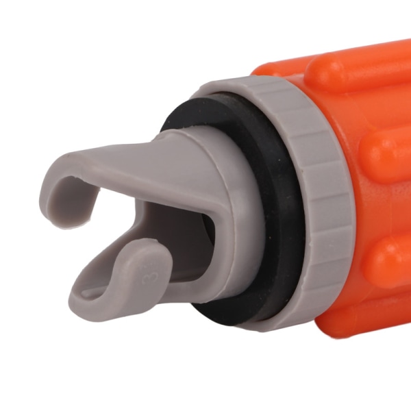 Gummibåt SUP ventiladapter, surfebrettventiloppblåsingsadapter (oransje)