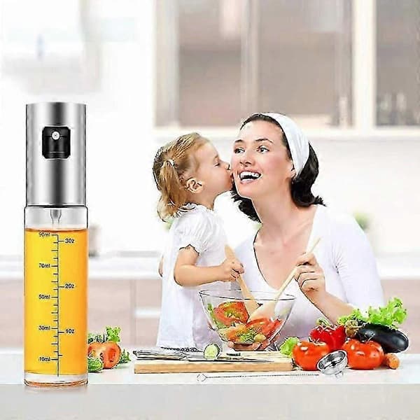 (100ml) Olivenolieforstøver til madlavning, oliesprayflaske, eddikesprayoliedispenser ny, bærbar oliedispenser