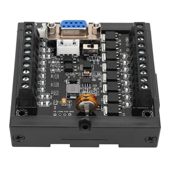 2X Programmerbar Styrenhet FX1N-20MT PLC Modul Regulator Industriell Kontrollkort DC24V Programmerbar Logikstyrenhet