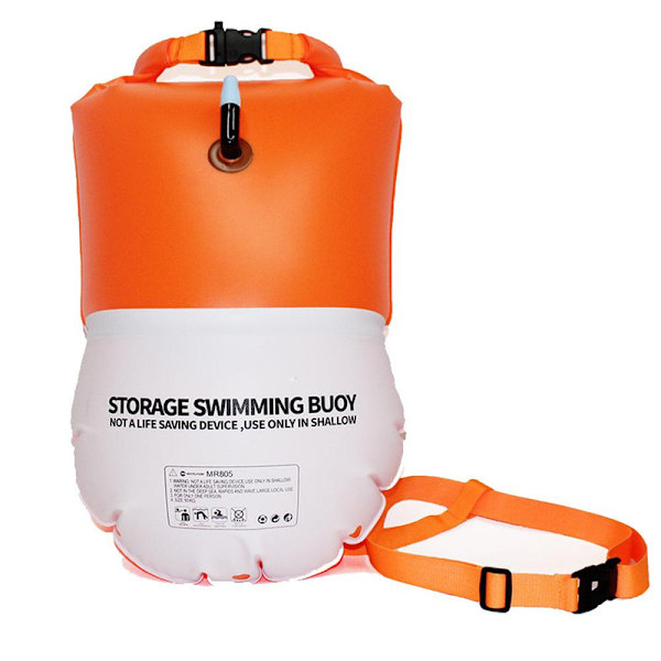 Vattenbärbar förvaringsväska simflytande väska rymmer vattenflaskor vattentät PVC-material 20L