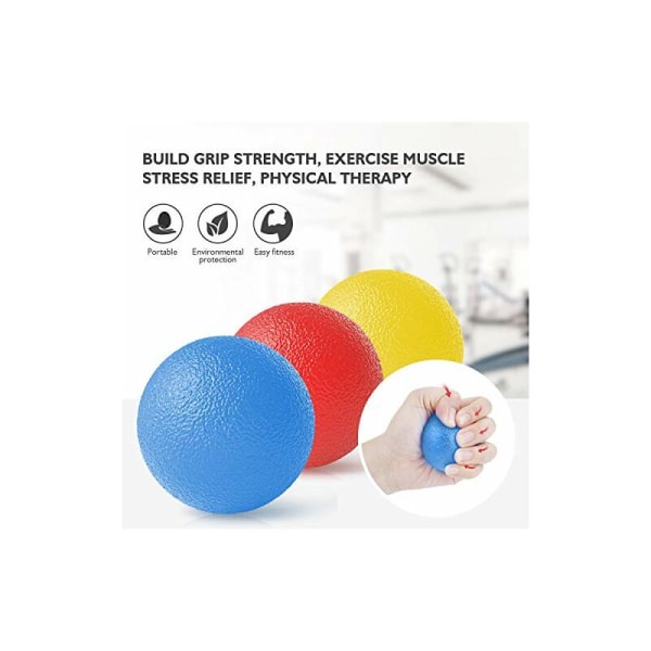 Grønn 20kg Grip Rød 25kg Grip Svart 25kg Grip Håndrehabiliteringsball Stressball Fingermotstand og stressball,
