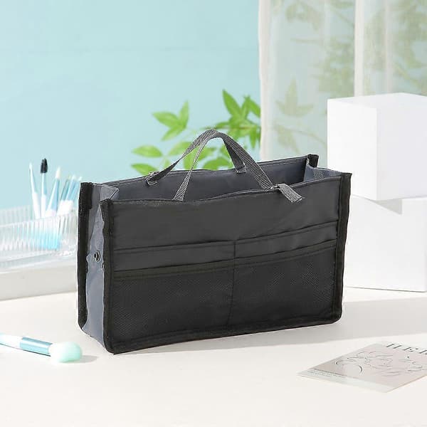 Bag in bag set necessär black