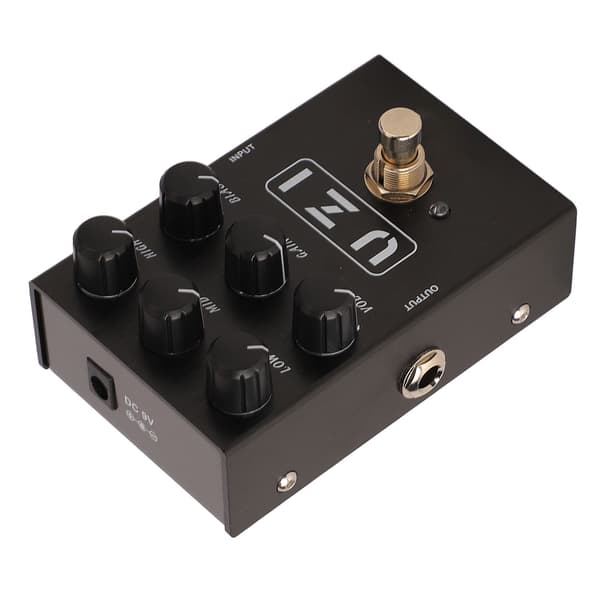 Elguitar Effekter Drive Pedal Effektor Simulerer Guitarforvrængning og Overdrive Effekter AN 35 Sort