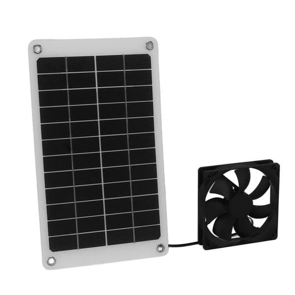 Vandtæt 10W 12V Solpanel Ventilator til Hønsehus Dyrehus