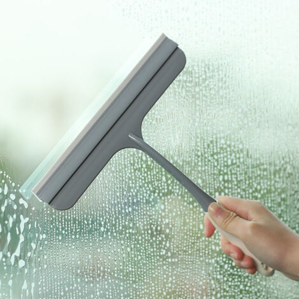 3kpl silikoninen kotitalouksien vesivetolasta, raitaton silikoni suihkuvetolasta Kylpyhuoneen ikkunoiden vetolastu ikkuna ja laatta neliö