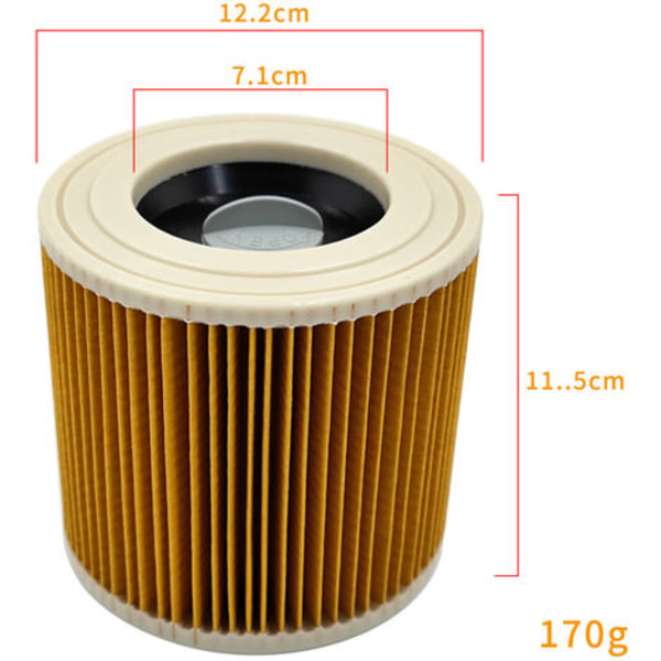 Udskiftningsfilter til A-serien, WD-serien WD 2200 2210 2240 2250 3200 3250- 2 filtre