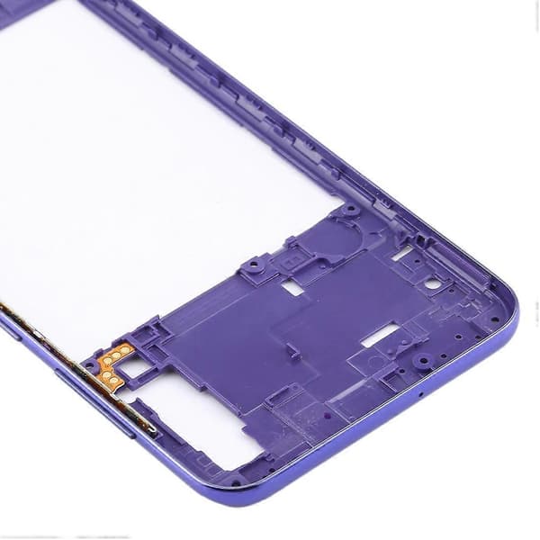 För Samsung Galaxy A30s Mellanramens Ramplatta Mörk blå